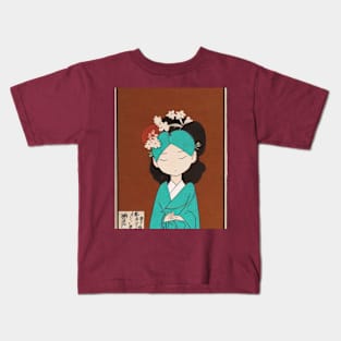 Geisha icon Kids T-Shirt